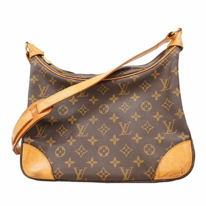 Louis Vuitton Shoulder Bag Monogram Boulogne 30 M51265 Brown Ladies