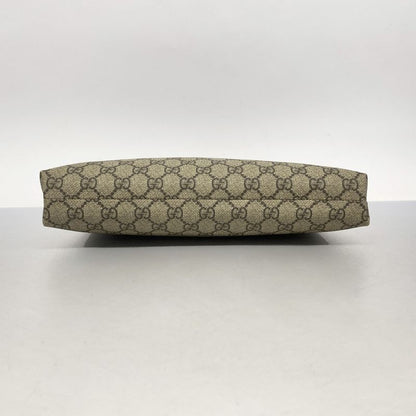 Gucci Shoulder Bag GG Supreme 388924 PVC Brown Chien Pan Gold Hardware Women