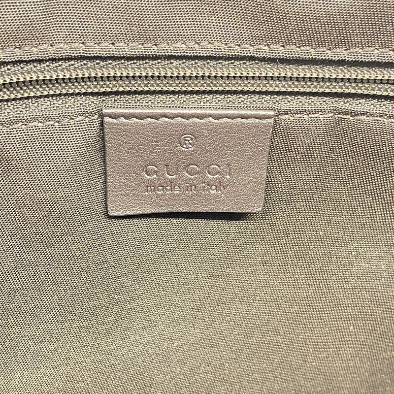 Gucci Shoulder Bag GG Supreme 388924 PVC Brown Chien Pan Gold Hardware Women