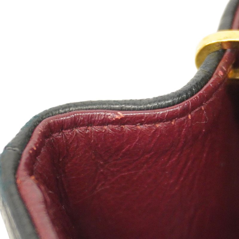 Chanel Shoulder Bag Diana Lambskin Black Gold Hardware Women