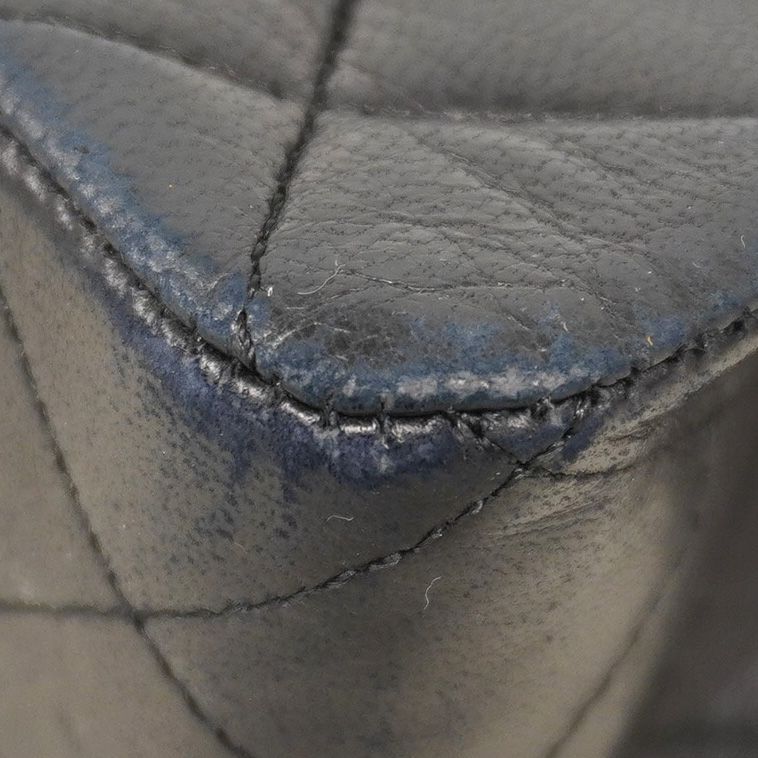 Chanel Shoulder Bag Matelasse Lambskin Black Gold Hardware Women