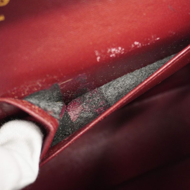 Chanel Shoulder Bag Matelasse Lambskin Black Gold Hardware Women