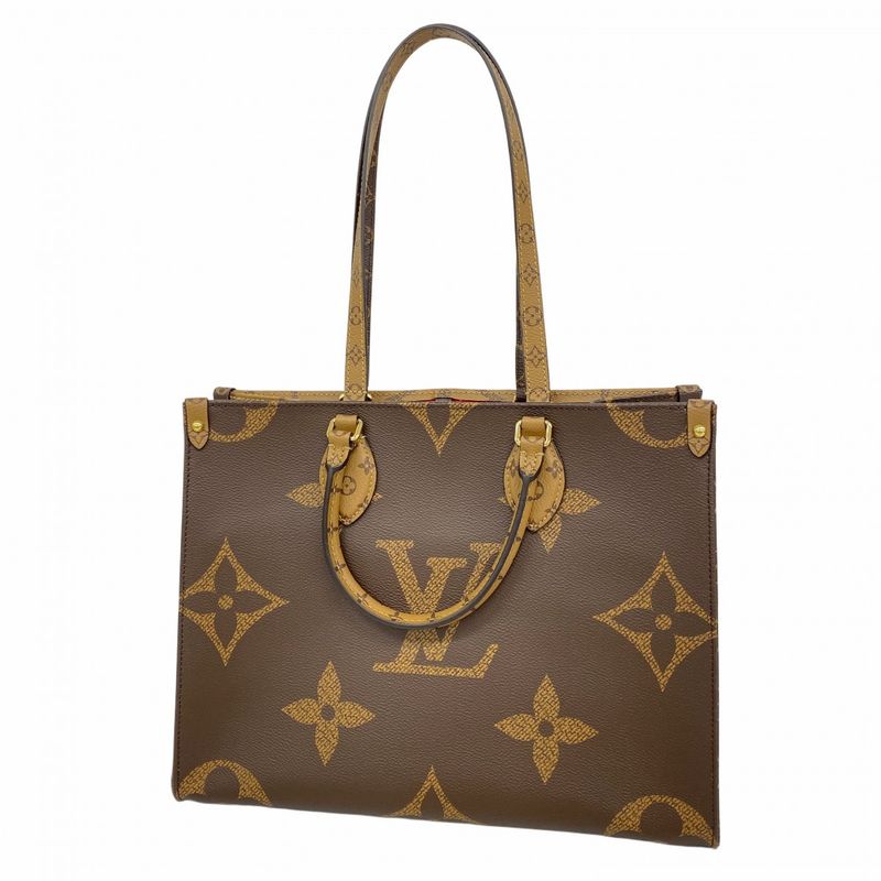 Louis Vuitton Tote Bag Monogram - Giant Reverse On-the-go MM M45039 Brown 2-way
