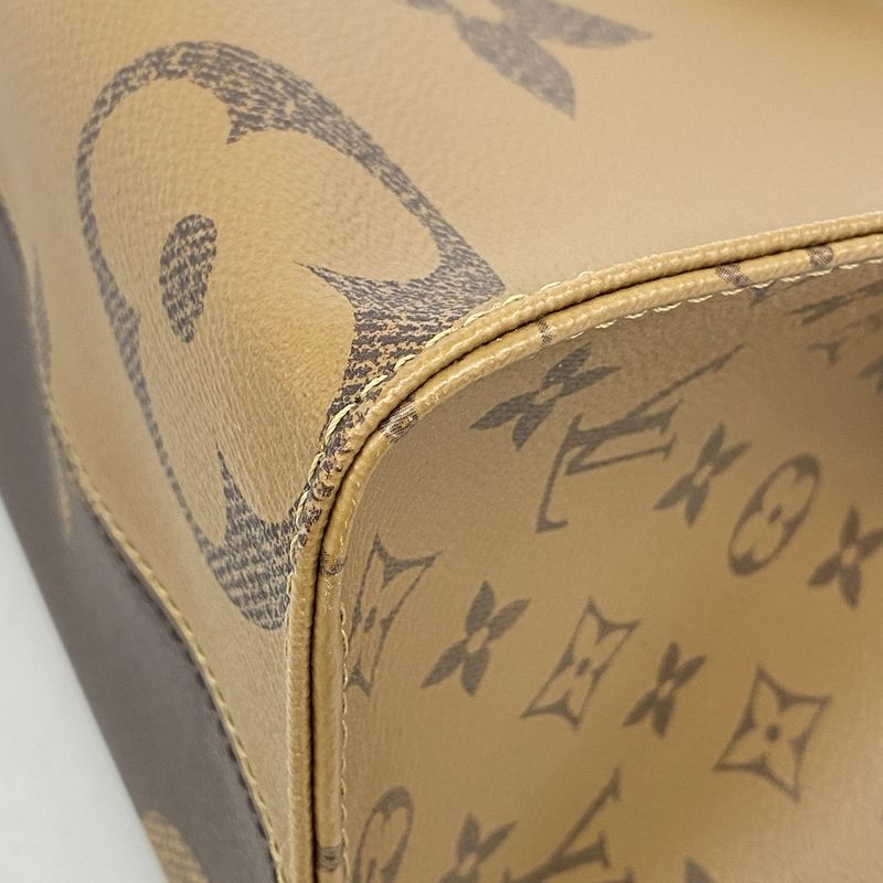 Louis Vuitton Tote Bag Monogram - Giant Reverse On-the-go MM M45039 Brown 2-way