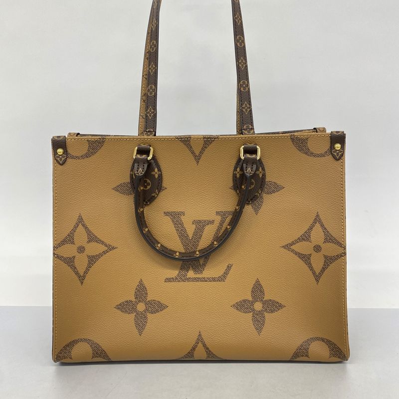 Louis Vuitton Tote Bag Monogram - Giant Reverse On-the-go MM M45039 Brown 2-way