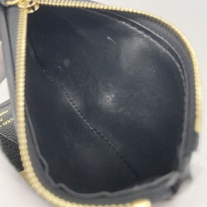 Louis Vuitton Monogram And Empreinte Portefeuille Victorine Trifold Wallet