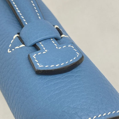 Hermes Handbag Sac A Depeches 27 Taurillon Blue Jean Silver Hardware □I