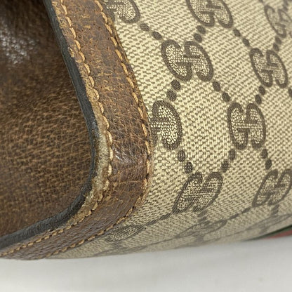 Gucci Clutch Bag GG Supreme Sherry Line 37 014 2125 PVC Brown Ladies