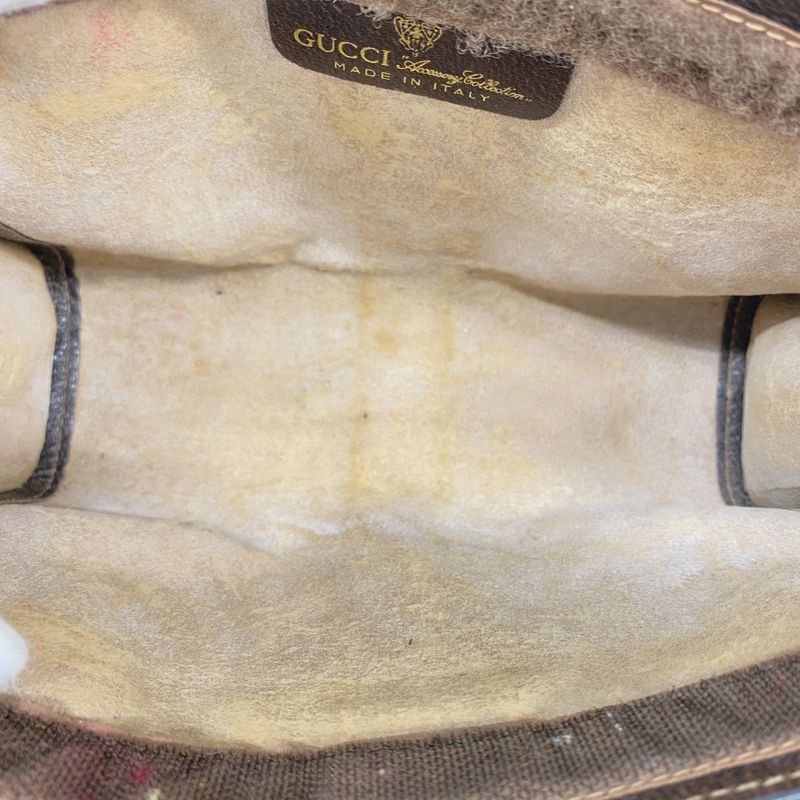 Gucci Clutch Bag GG Supreme Sherry Line 37 014 2125 PVC Brown Ladies