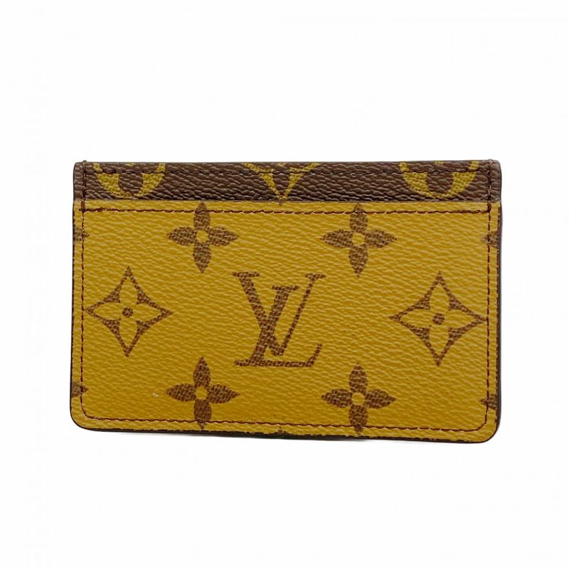 Louis Vuitton Card Case Monogram Reverse Porte Carthusanple M69161 Brown Men