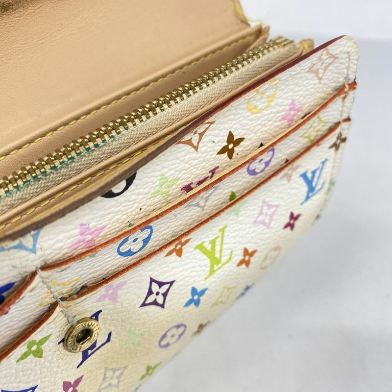 Louis Vuitton Long Wallet Monogram Multicolor Portefeuille Sarah M93532 Bronze