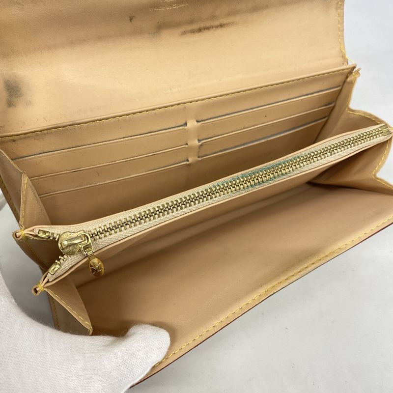 Louis Vuitton Long Wallet Monogram Multicolor Portefeuille Sarah M93532 Bronze