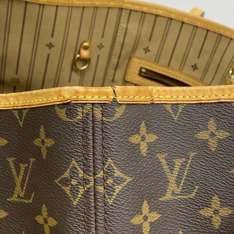Louis Vuitton Tote Bag Monogram Neverfull GM M40157 Brown Ladies