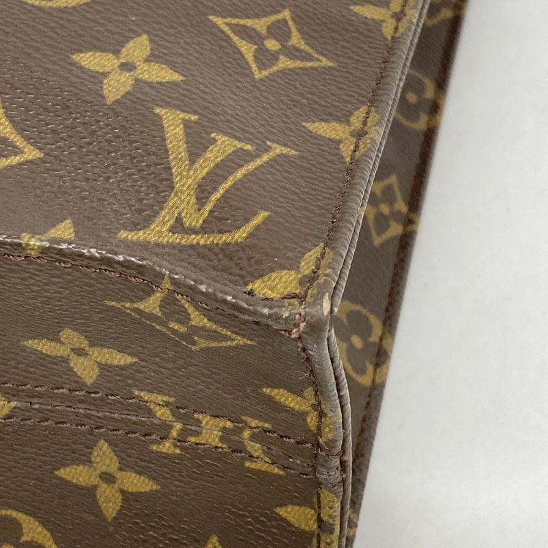 Louis Vuitton Tote Bag Monogram Sac Pla M51140 Brown Women