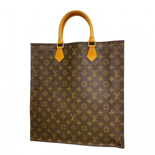 Louis Vuitton Tote Bag Monogram Sac Pla M51140 Brown Women