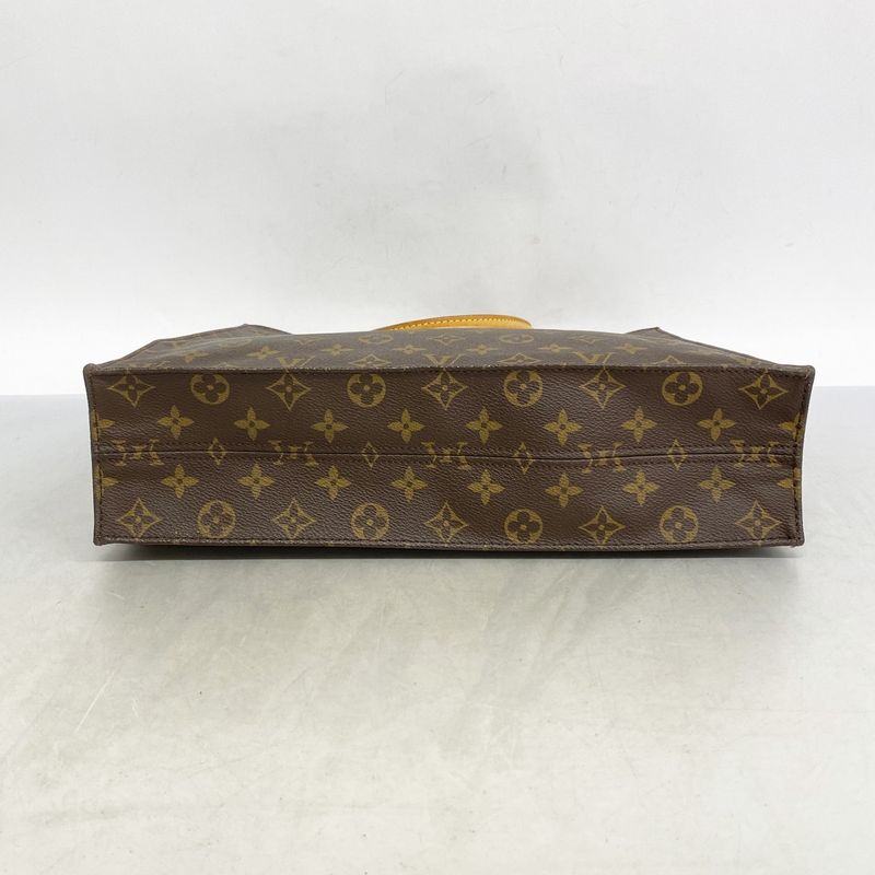 Louis Vuitton Tote Bag Monogram Sac Pla M51140 Brown Women