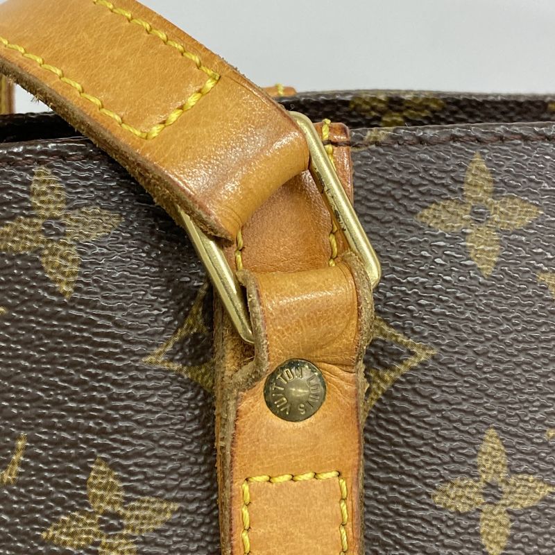 Louis Vuitton Shoulder Bag Monogram Sac Shopping M51108 Brown Ladies