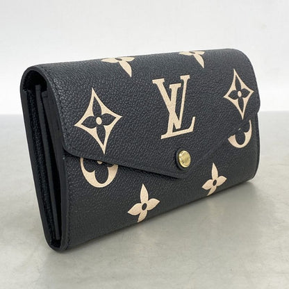 Louis Vuitton Long Wallet Monogram/empreinte Bicolor Portefeuille Sarah M80496