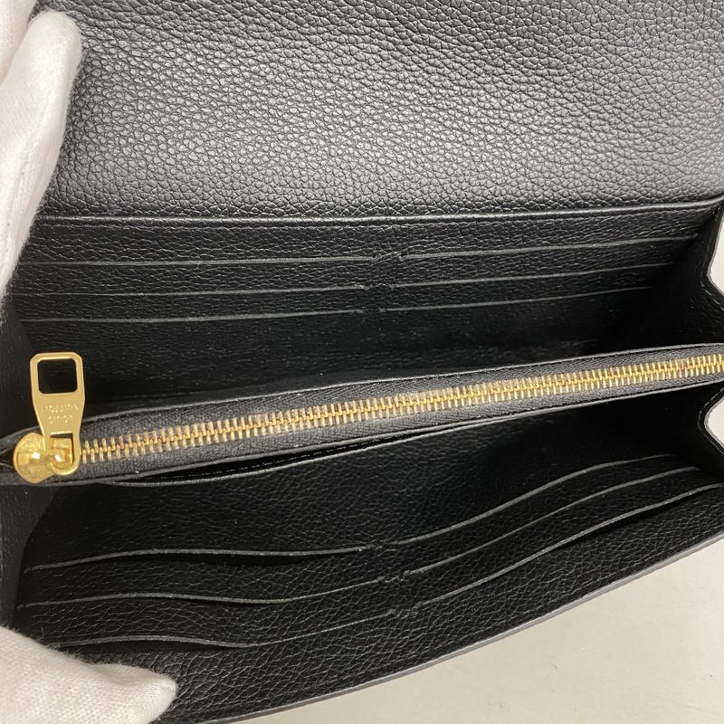 Louis Vuitton Long Wallet Monogram/empreinte Bicolor Portefeuille Sarah M80496