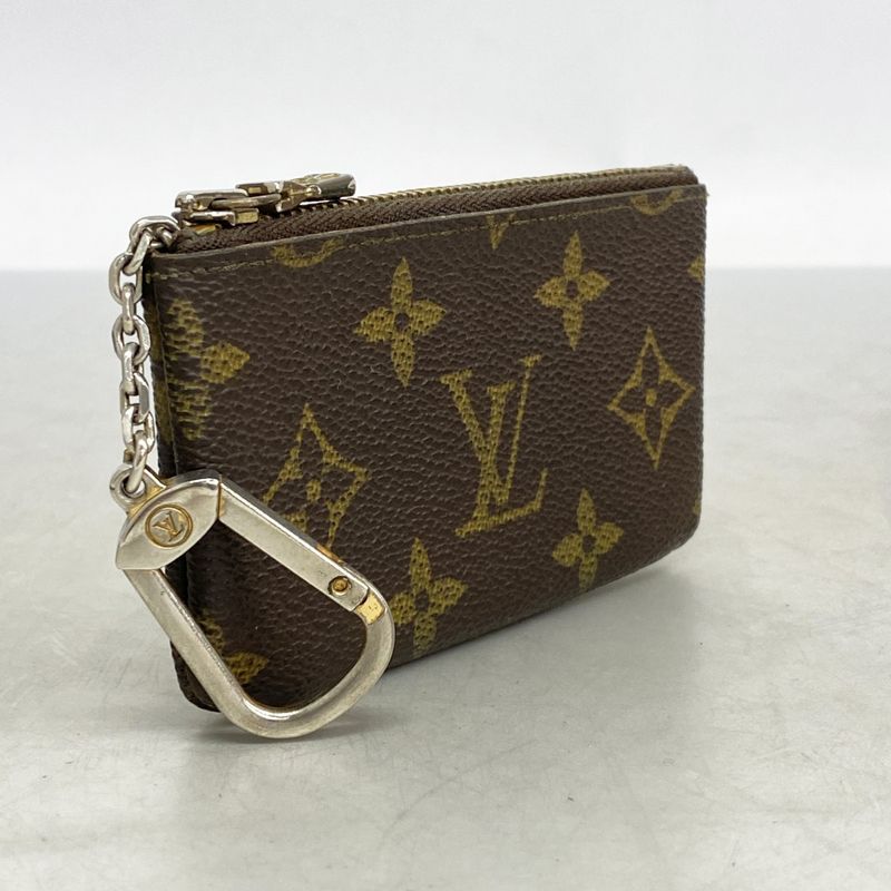 Louis Vuitton Coin Case Monogram Pochette Cles M62650 Brown Men Women Unisex