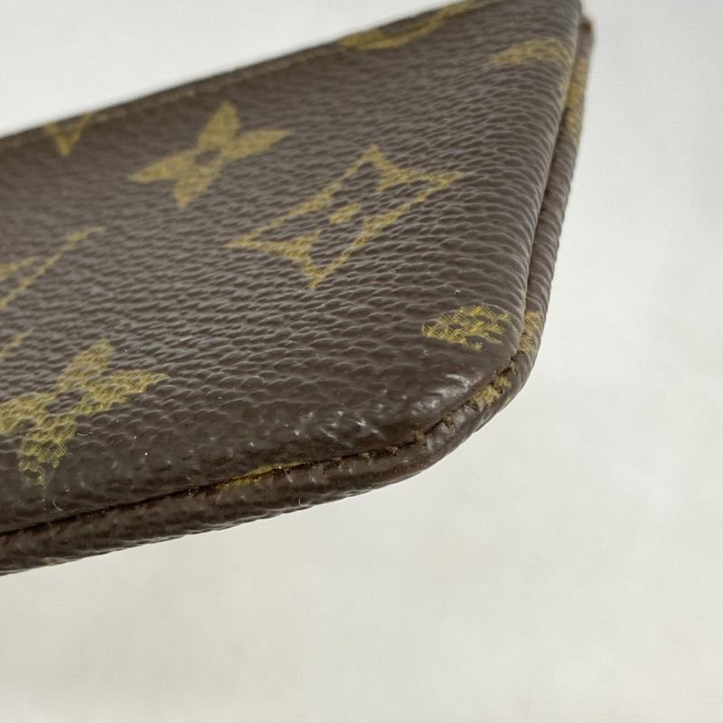 Louis Vuitton Coin Case Monogram Pochette Cles M62650 Brown Men Women Unisex