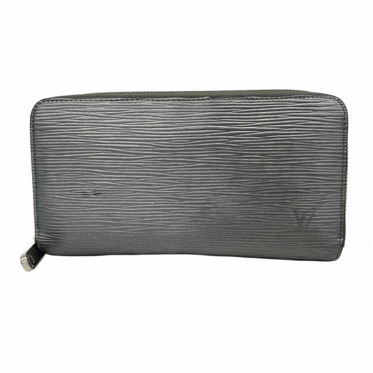 Louis Vuitton Epi Zippy Wallet M61371 Anthracitna Cles Men Women Unisex Long