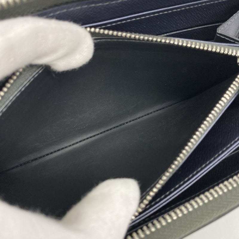 Louis Vuitton Epi Zippy Wallet M61371 Anthracitna Cles Men Women Unisex Long