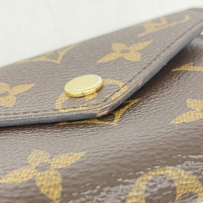 Louis Vuitton Trifold Wallet Monogram Portefeuille Victorine M62472 Brown Ladies