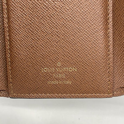 Louis Vuitton Trifold Wallet Monogram Portefeuille Victorine M62472 Brown Ladies