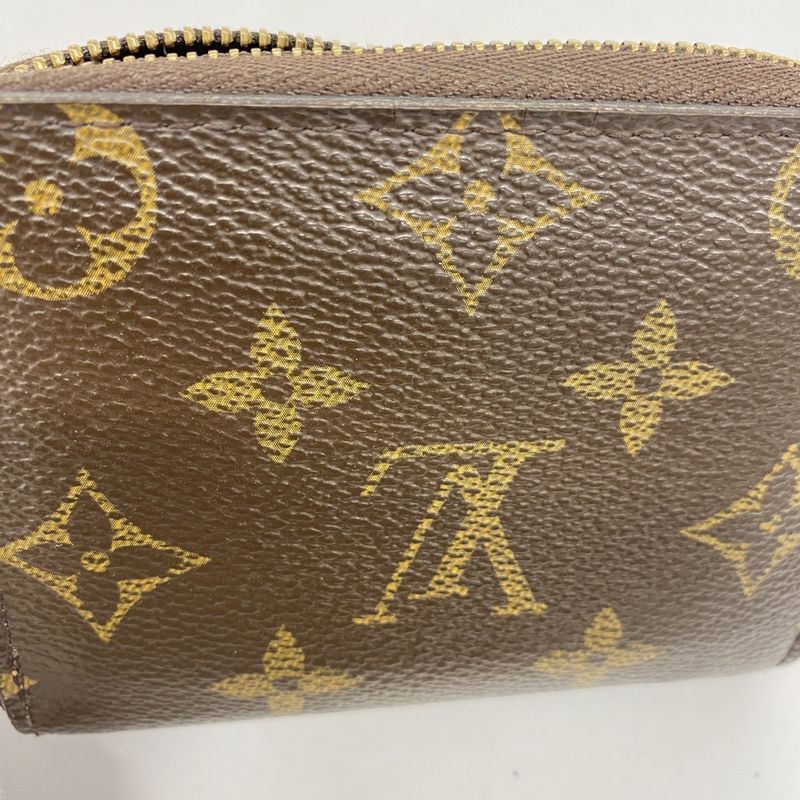 Louis Vuitton Coin Case Monogram Zippy Coin Purse M60067 Brown Men Women Unisex