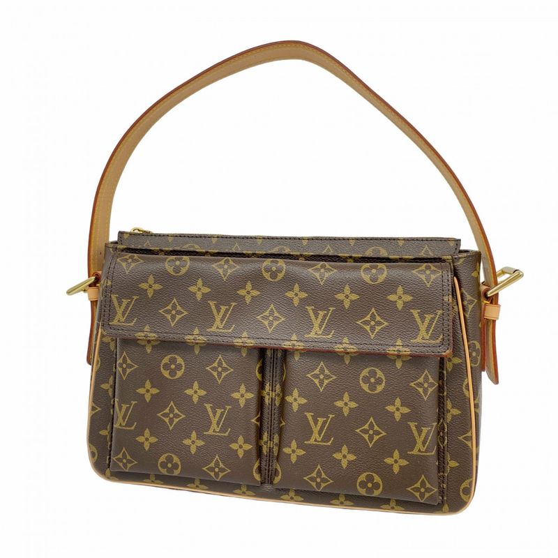 Louis Vuitton Shoulder Bag Monogram Vivacite GM M51163 Brown Ladies
