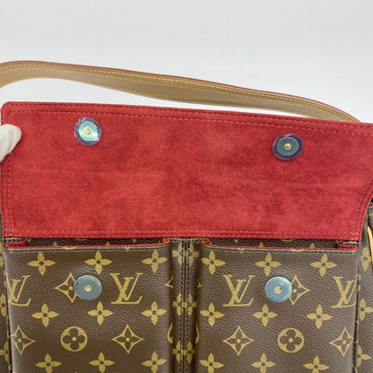Louis Vuitton Shoulder Bag Monogram Vivacite GM M51163 Brown Ladies