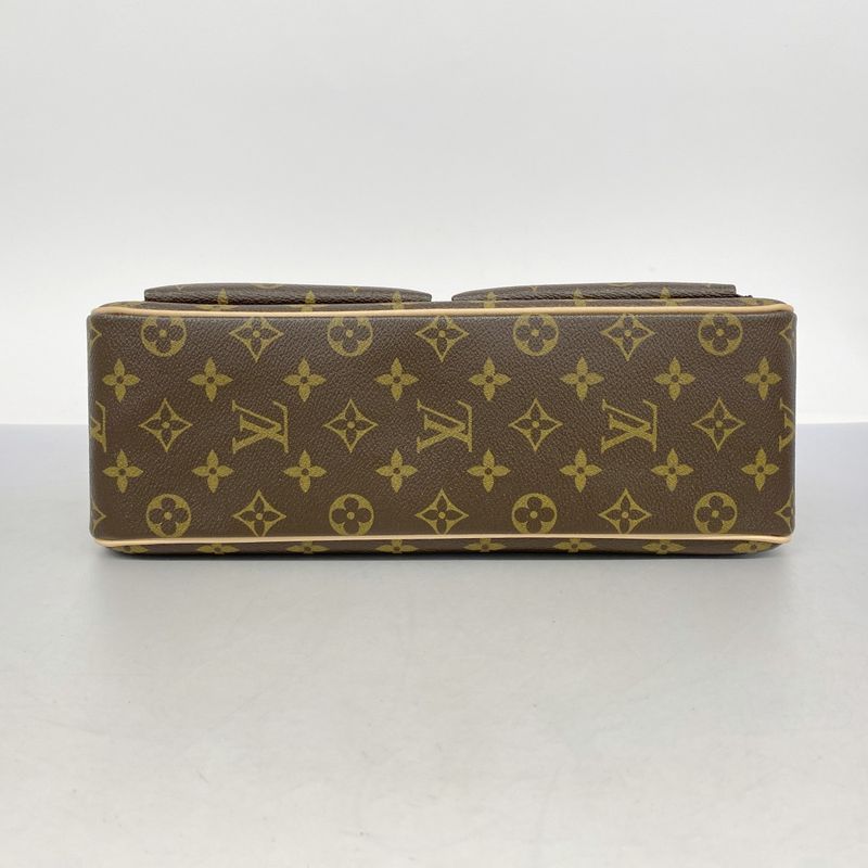 Louis Vuitton Shoulder Bag Monogram Vivacite GM M51163 Brown Ladies