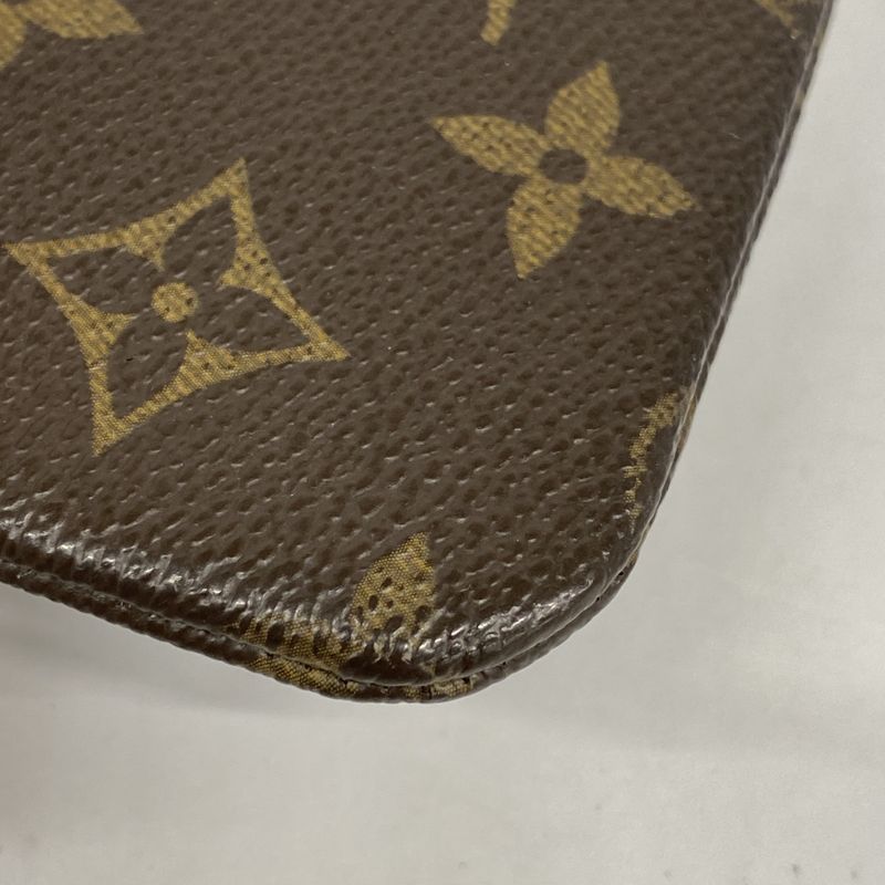 Louis Vuitton Coin Case Monogram Pochette Cles M62650 Brown Men Women Unisex