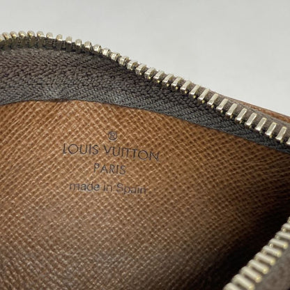 Louis Vuitton Coin Case Monogram Pochette Cles M62650 Brown Men Women Unisex