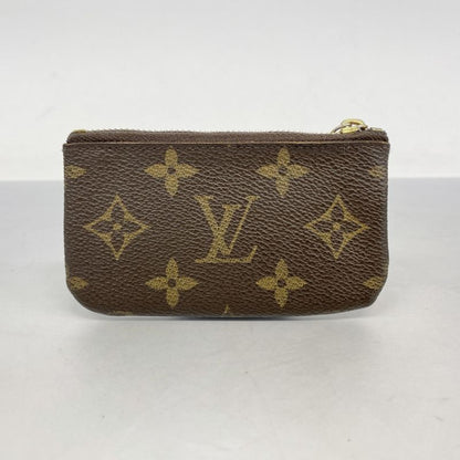 Louis Vuitton Coin Case Monogram Pochette Cles M62650 Brown Men Women Unisex