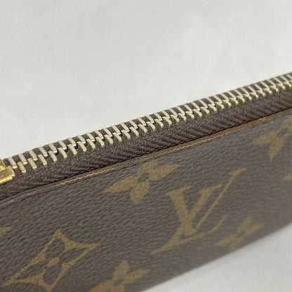 Louis Vuitton Coin Case Monogram Pochette Cles M62650 Brown Men Women Unisex