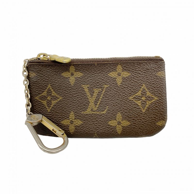 Louis Vuitton Coin Case Monogram Pochette Cles M62650 Brown Men Women Unisex