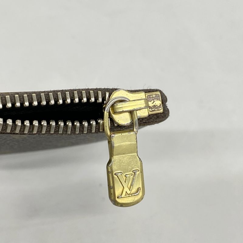 Louis Vuitton Coin Case Monogram Pochette Cles M62650 Brown Men Women Unisex