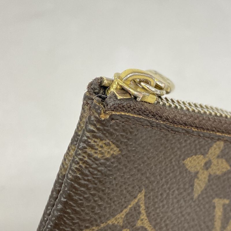 Louis Vuitton Coin Case Monogram Pochette Cles M62650 Brown Men Women Unisex