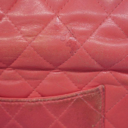 Chanel Long Wallet Matelasse Lambskin Pink Silver Hardware Women