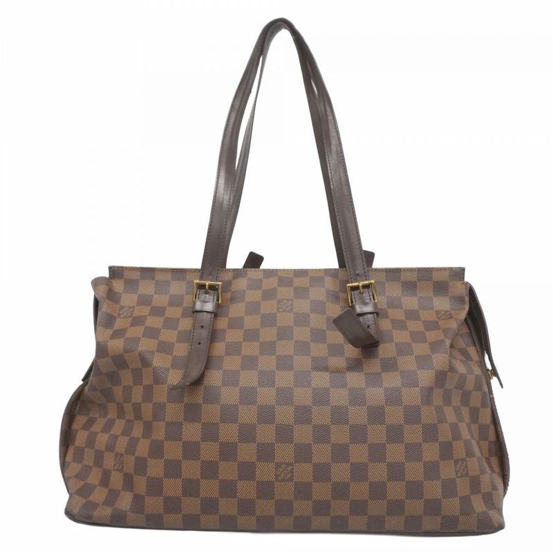 Louis Vuitton Damier Chelsea N51119 Ebene Womens Tote Bag