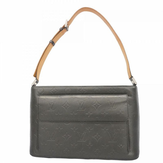 Louis Vuitton Shoulder Bag Monogram Matte Alston M55122 Noir Black Women