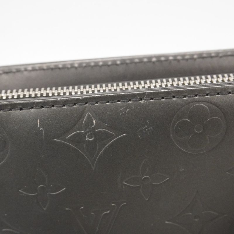 Louis Vuitton Shoulder Bag Monogram Matte Alston M55122 Noir Black Women