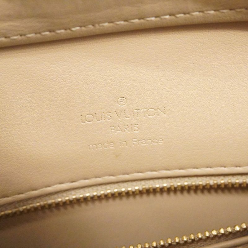 Louis Vuitton Tote Bag Vernis Houston M91004 Beige Women's
