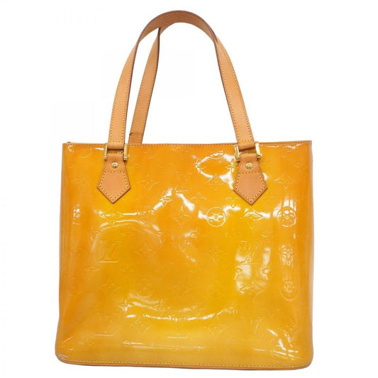 Louis Vuitton Tote Bag Vernis Houston M91004 Beige Women's