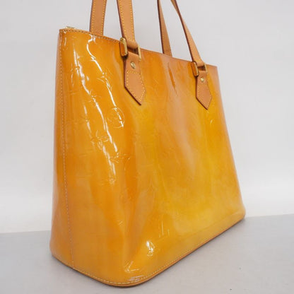 Louis Vuitton Tote Bag Vernis Houston M91004 Beige Women's