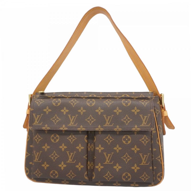 Louis Vuitton Shoulder Bag Monogram Vivacite GM M51163 Brown Ladies
