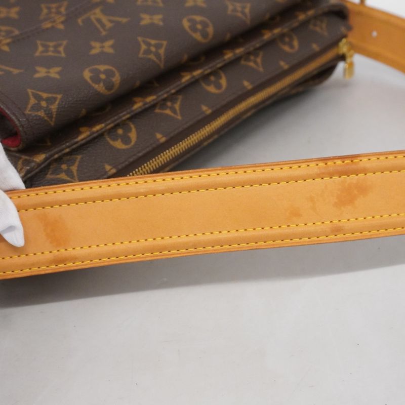 Louis Vuitton Shoulder Bag Monogram Vivacite GM M51163 Brown Ladies