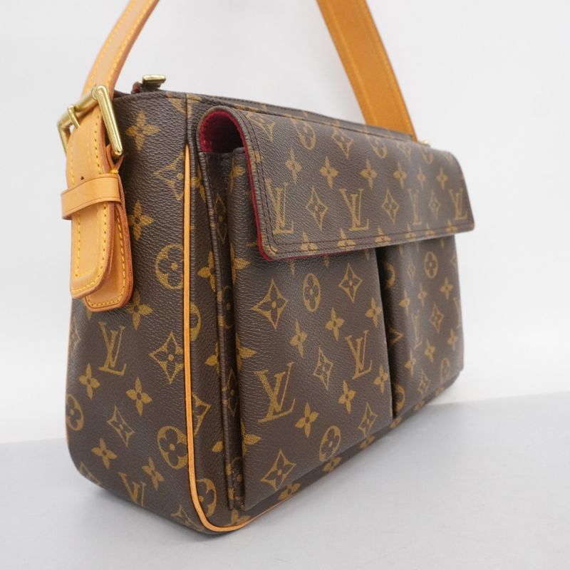 Louis Vuitton Shoulder Bag Monogram Vivacite GM M51163 Brown Ladies